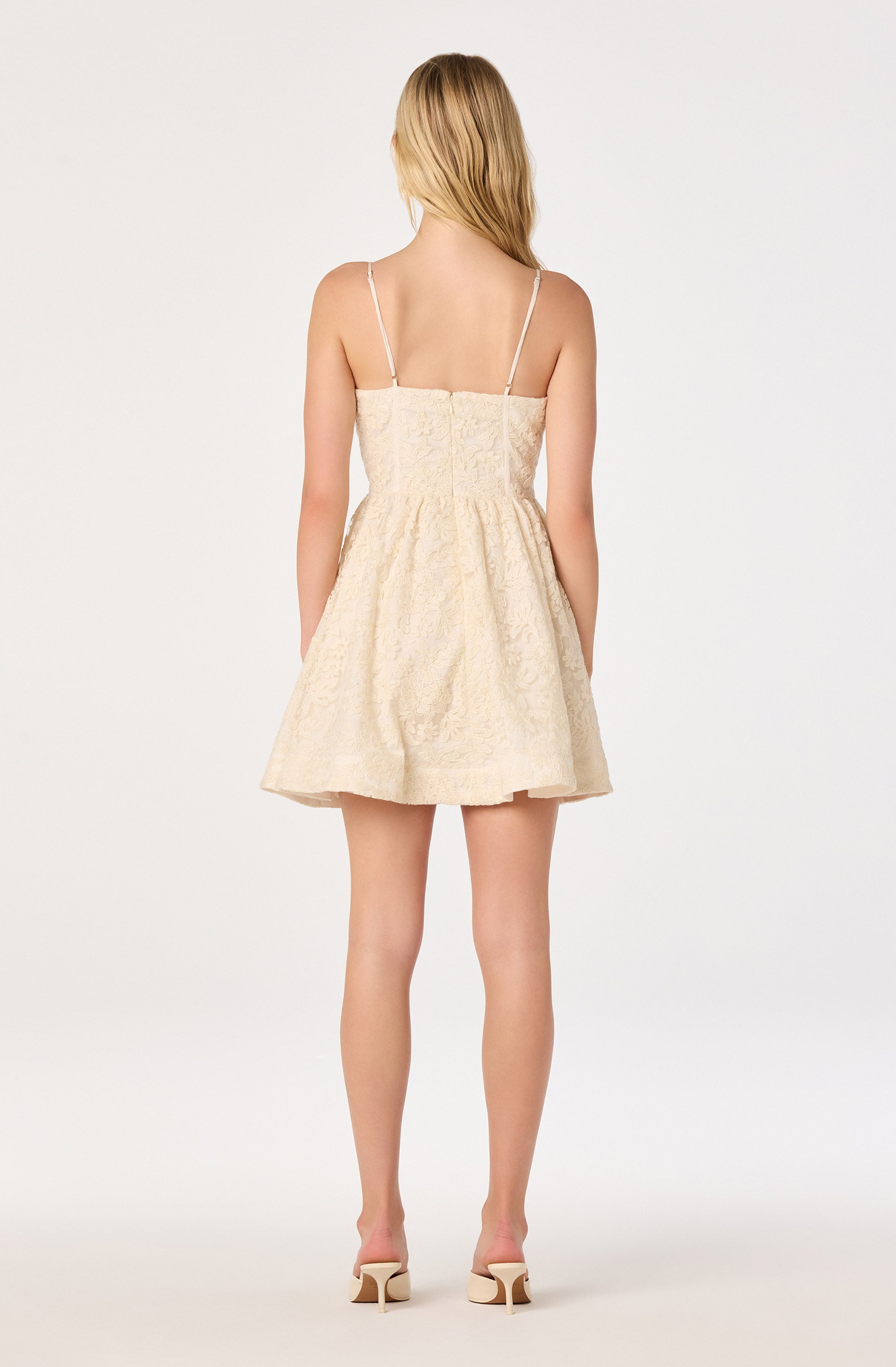 Natalya Floral Embroidered Mini Dress